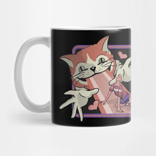 Cat Lover Girl Mug